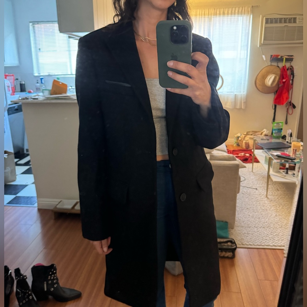 The kooples over sized dress coat. Black. Never worn. Size small